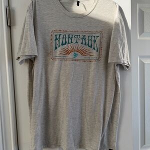 Gray Montauk Graphic T-Shirt